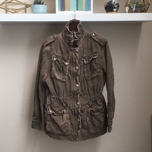 Free People Military Jacket